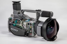 INVIZ Titanium Series obiettivo 0,3x HD Fisheye per videocamera 72 mm vx1000 vx2000