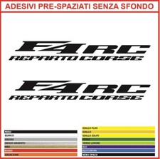 KIT 2 ADESIVI MV AGUSTA F4 RC REPARTO CORSE mm.180x24 STICKERS KLEBSTOFFE DECALS