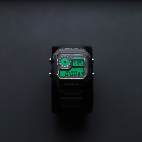 Orologio nero casio - nero, ae1200