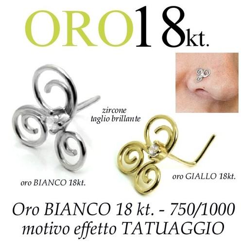 Piercing naso nose - nose, oro