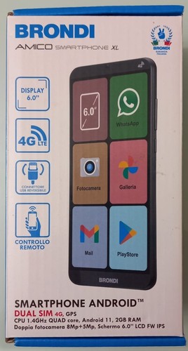 Smartphone brondi amico - amico, xl
