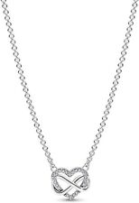 Collana Cuore Infinito Pietre Luminose con scatola regalo