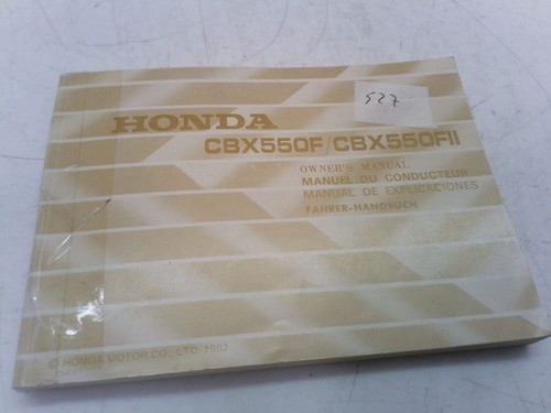 Honda cbx 550 libretto - honda,