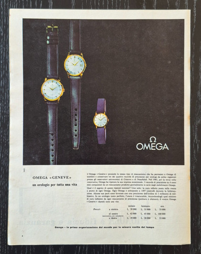 1962 omega geneve - -, original