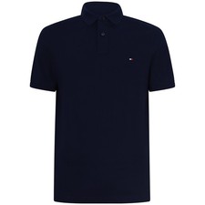 TOMMY HILFIGER - Polo blu con