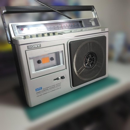 Radio cassette corder - corder, sony