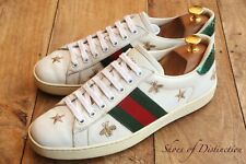 Gucci Ace Bee Star Snake scarpe da ginnastica in pelle sneakers uomo UK 6 G US 7 EU 40