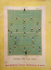 QUADERNO CALCIO TESTO DI MEAZZA COME FOTO COLLEZIONISMO CALCIO