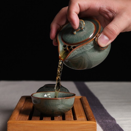 Longquan celadon set tè - celadon,