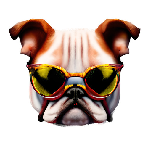 Adesivi auto bulldog - adesivi,