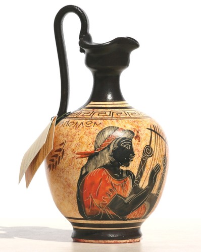 Vaso ceramica figura nera