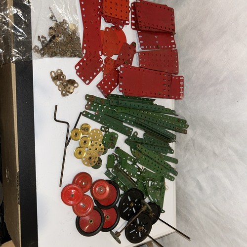 Vintage meccano green red - vintage,