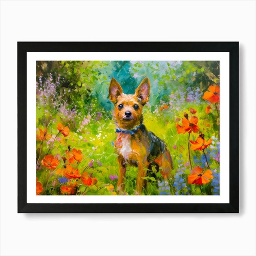 Stampa artistica cane