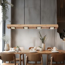 Lampada Da Pranzo In Legno