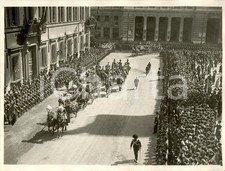 1929 ROMA La folla acclama il Corteo Reale - COGNAC BUTON *Fotografia