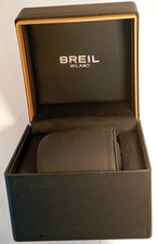 BREIL-SCATOLA PER OROLOGIO-VINTAGE-RARE-WATCH BOX-CASE-CAJA-BOITE-USATA