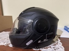 LS2 FF902 Casco Moto Modulare - Nero Opaco, Taglia S