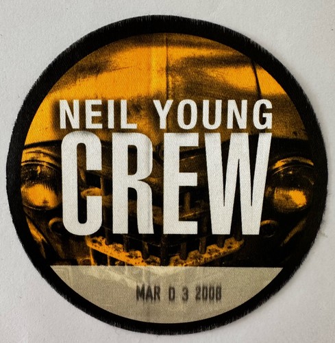 Neil young backstage pass - young,