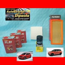 KIT TAGLIANDO FIAT 500L TIPO 1.4 BENZINA 70 KW 95 CV SELENIA K-PURE 5W40 FILTRI