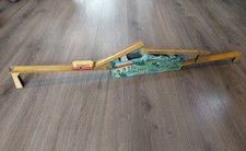 Piatto di latta francese vintage giocattolo GUARDA VIDEO "Jouets Mont Blanc Express" carica