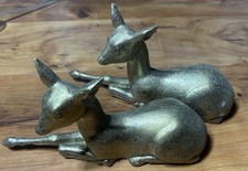 Golden Glittered Reindeer