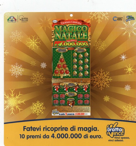 Gratta vinci locandina 2009 - e,