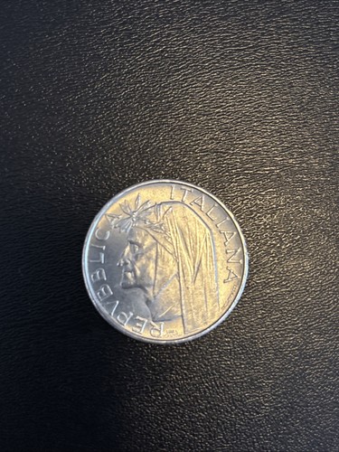 Moneta italia 500 lire dante - lire,