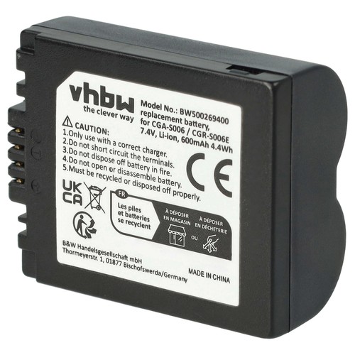 Batteria per panasonic lumix - batteria,