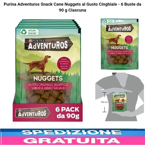Purina nuggets snack per - purina, cani