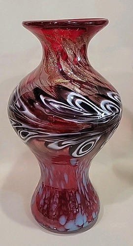 Vaso vetro artistico murano - vaso,