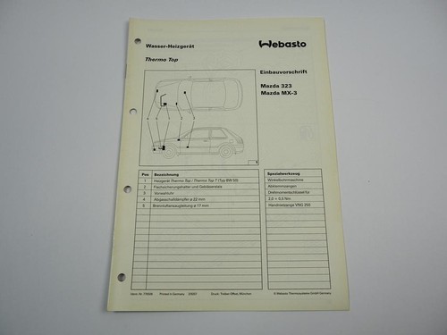 Mazda 323 einbauanleitung - 323,