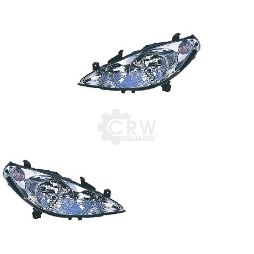 Set fari per peugeot 307 - set,