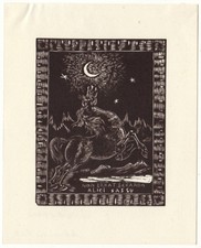 Aligi sassu eigen exlibris - aligi, sassu: