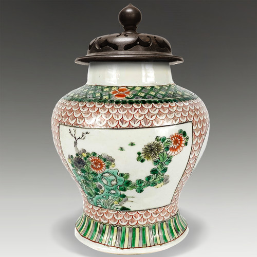 Grande vaso coperchio - e,