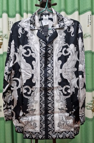 Pigiama versace argento stampa - versace,