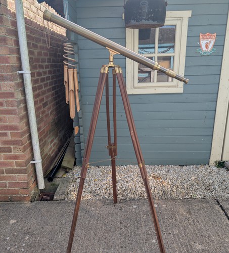 Telescopio vintage ottone - vintage, in