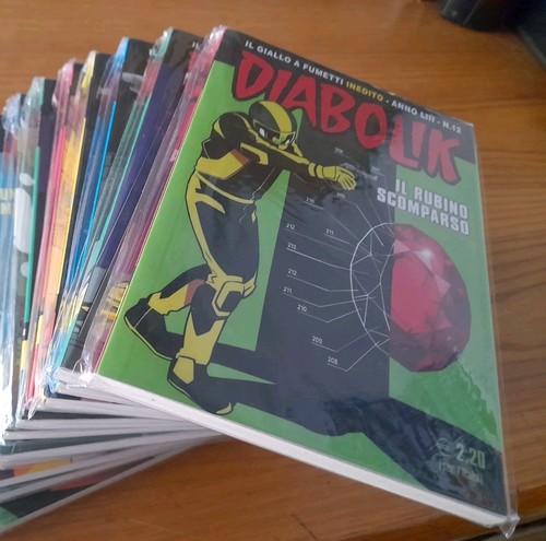 Lotto diabolik inedito anno - lotto,