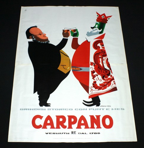 Carpano cavour poster - cavour,