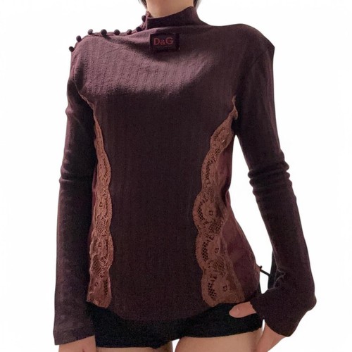 Top vintage pizzo lavorato - vintage,