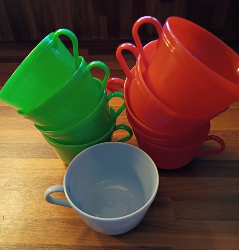 Tazze picnic vintage metà - tazze,