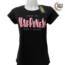 Happiness t-shirt donna art