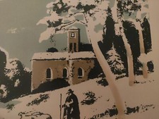 Serigrafia firmata Cesare Aliverti