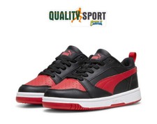 Puma Rebound V6 Lo Nero Rosso