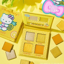 NEW Colourpop x Hello Kitty Eyeshadow Quad - Pineapple Cake