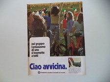 advertising Pubblicità 1976 PIAGGIO CIAO 50