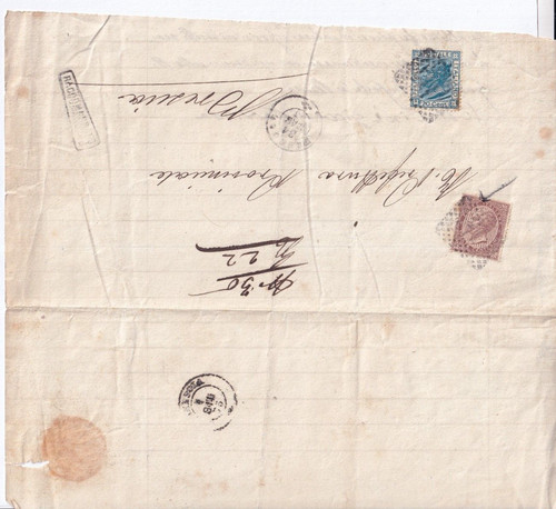 Parte lettera viaggiata - di,