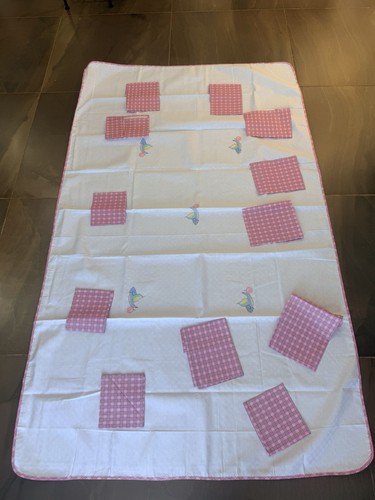 Tovaglia cotone con ricami - in,