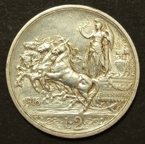 Lire quadriga briosa 1916 - 2,