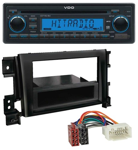 Autoradio vdo aux - 1din, cd