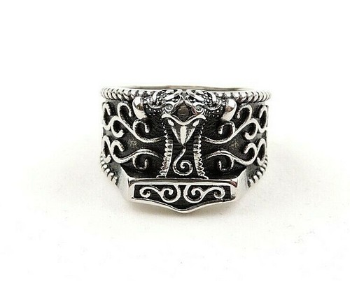 Anello vichingo acciaio - anello,